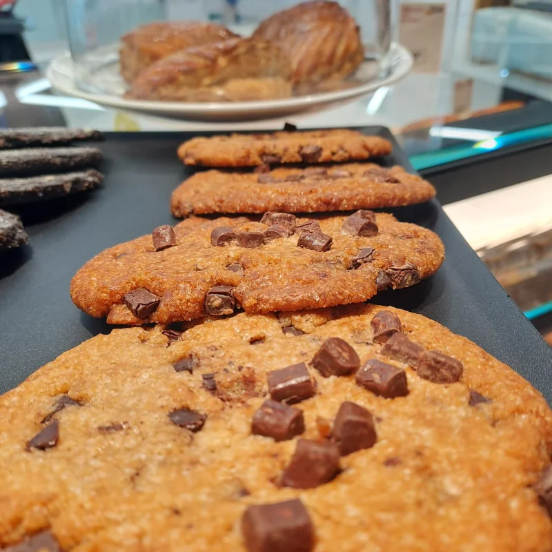 Brioche Dorée Arue, cookies aux pépites et morceaux de chocolat